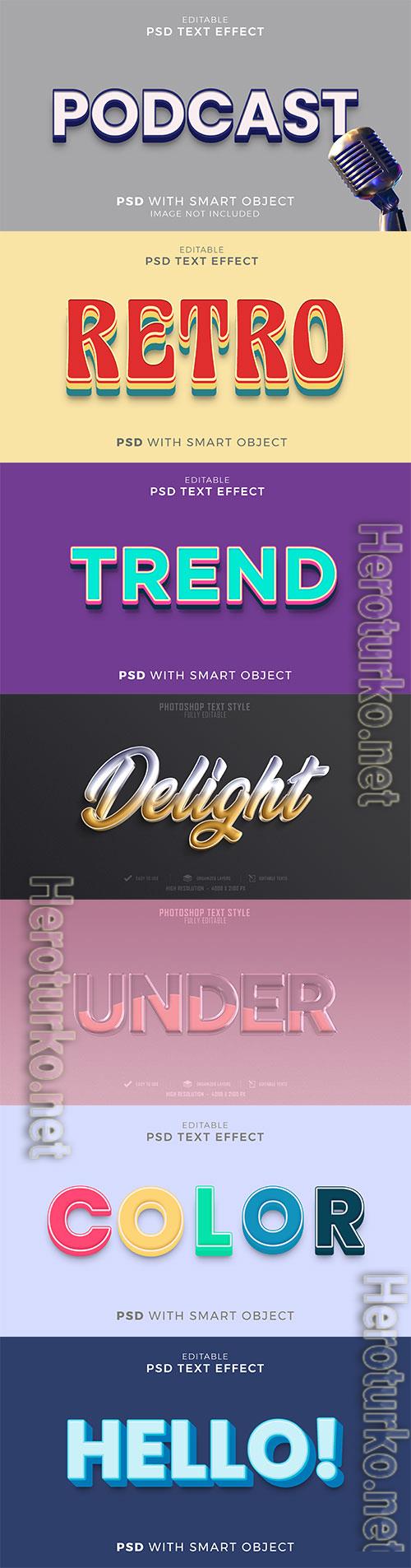 Psd text effect set vol 150 Psd text effect set vol 150