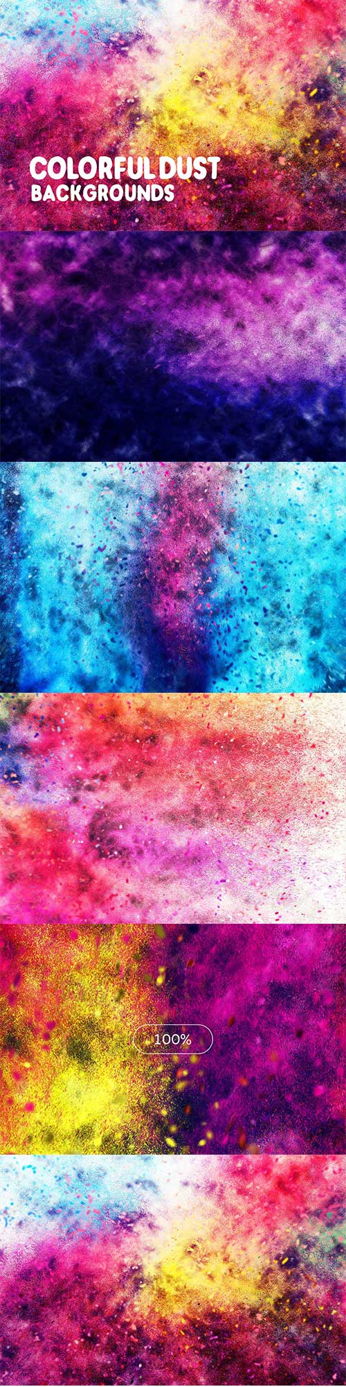 Colorful Dust Backgrounds