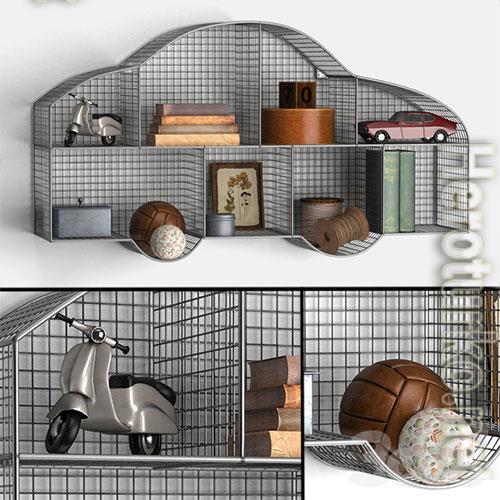 SHELF CAR ZINC SHELF CAR ZINC