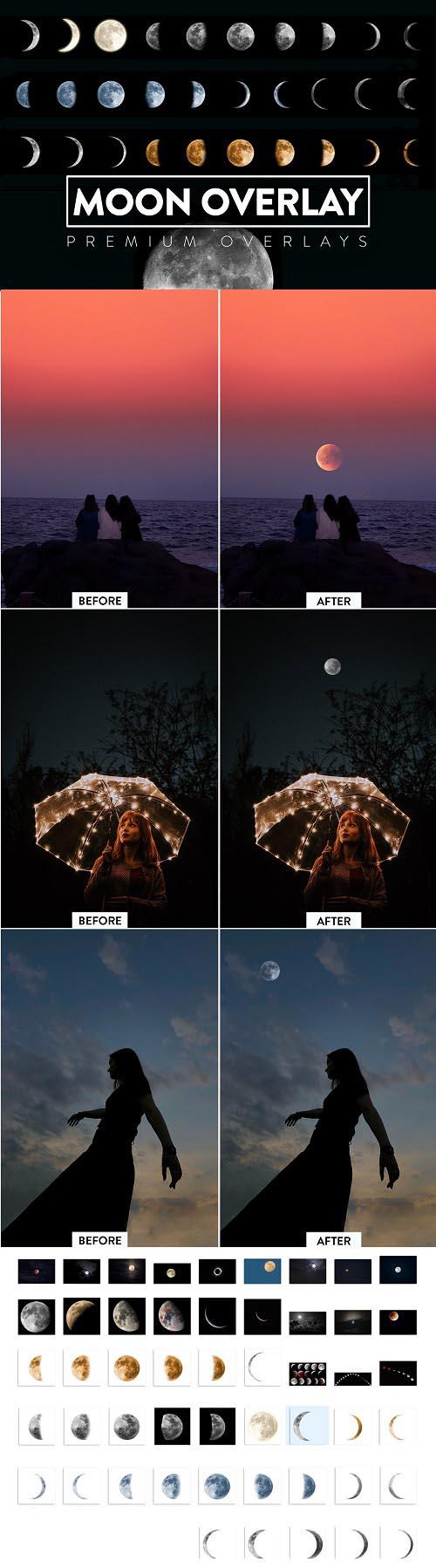 50 Moon Overlays - 6422780 50 Moon Overlays - 6422780