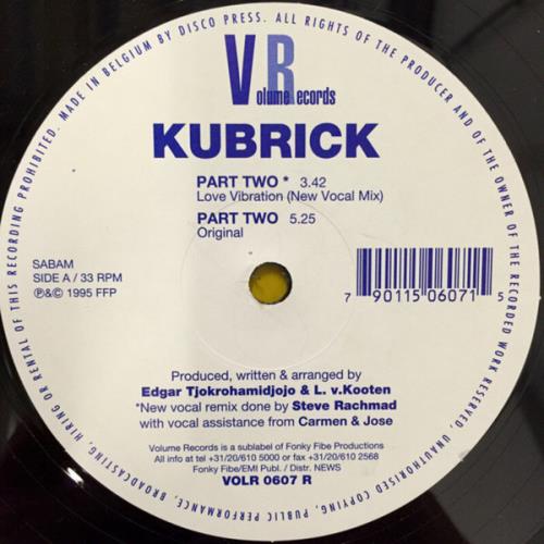 VA - Kubrick - Love Vibration (Part Two) (2022) (MP3)