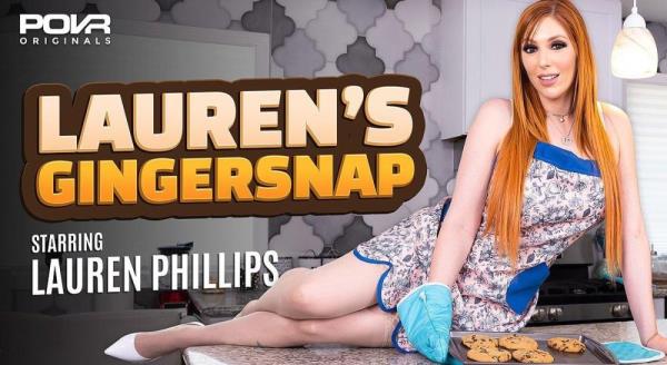 POVR Originals, POVR: Lauren Phillips (Lauren's Gingersnap / 14.07.2021) [Oculus Rift, Vive | SideBySide] [3600p]