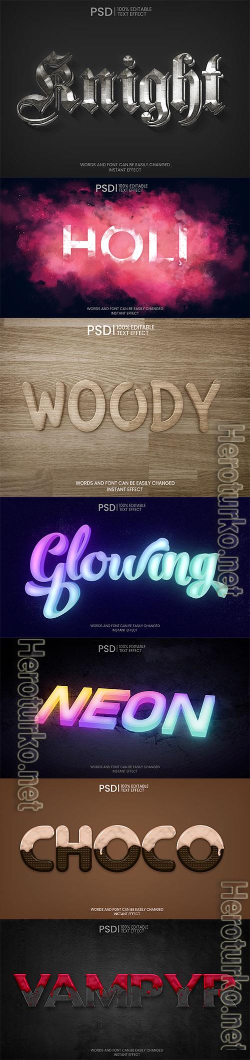 Psd text effect set vol 154