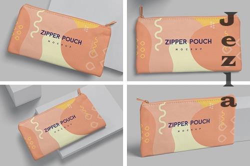 Zipper Canvas Pouch Mockups - 6906771 Zipper Canvas Pouch Mockups - 6906771