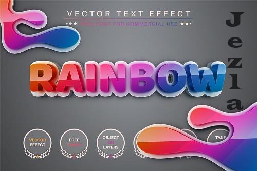 Rainbow - Editable Text Effect - 6959162