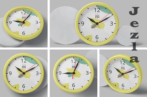 Round Wall Clock Mockups - 6907763 Round Wall Clock Mockups - 6907763