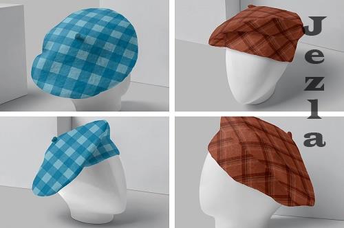 Beret Cap Mockups - 6906695 Beret Cap Mockups - 6906695