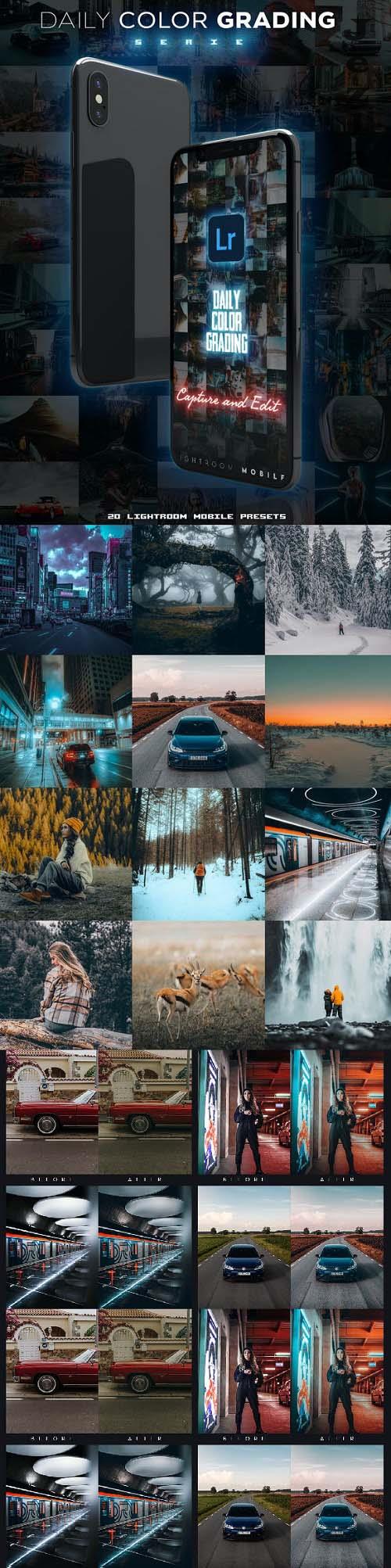 Daily Color Grading 20 Lightroom Mobile Presets