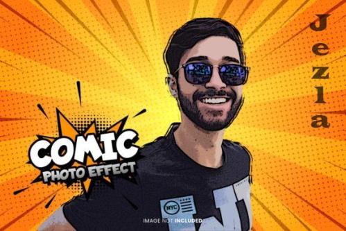 Comic Photo Effect Template