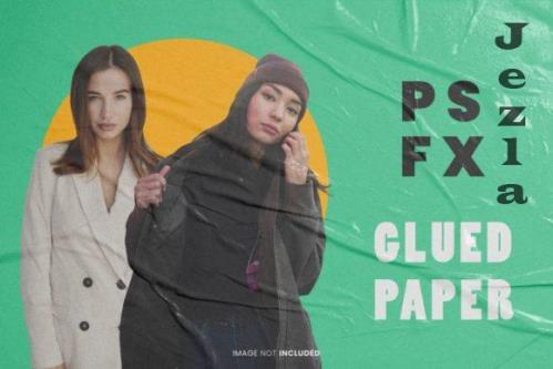 Glued Paper Photot Effect