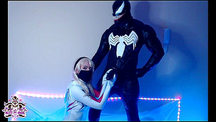 Black Kitsune - Venom VS Gwen Stacy Venom (Onlyfans) FullHD 1080p