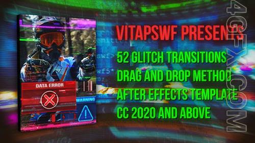 52 Drag and Drop Glitch Transitions 36020363 (VideoHive)