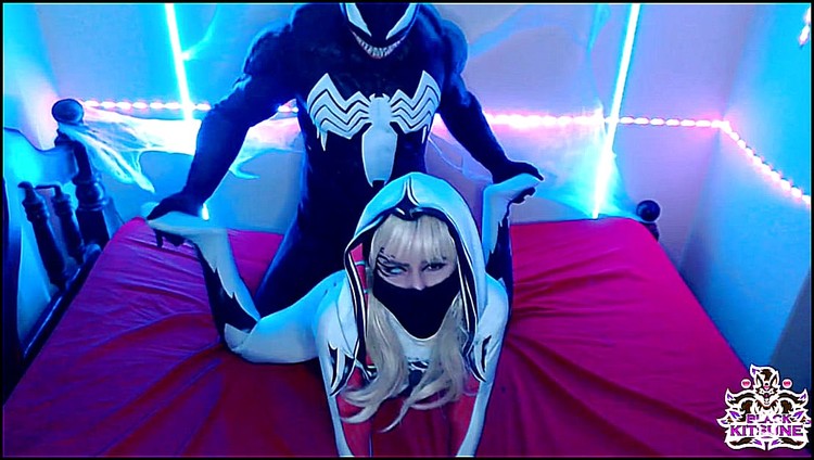 [Onlyfans] - Black Kitsune - Venom VS Gwen Stacy Venom Cumshots (2022 / FullHD 1080p)