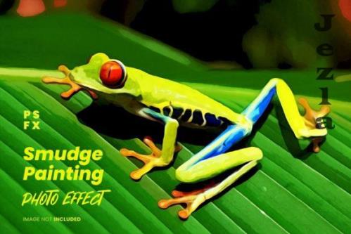 Smudge painting Photo Effect