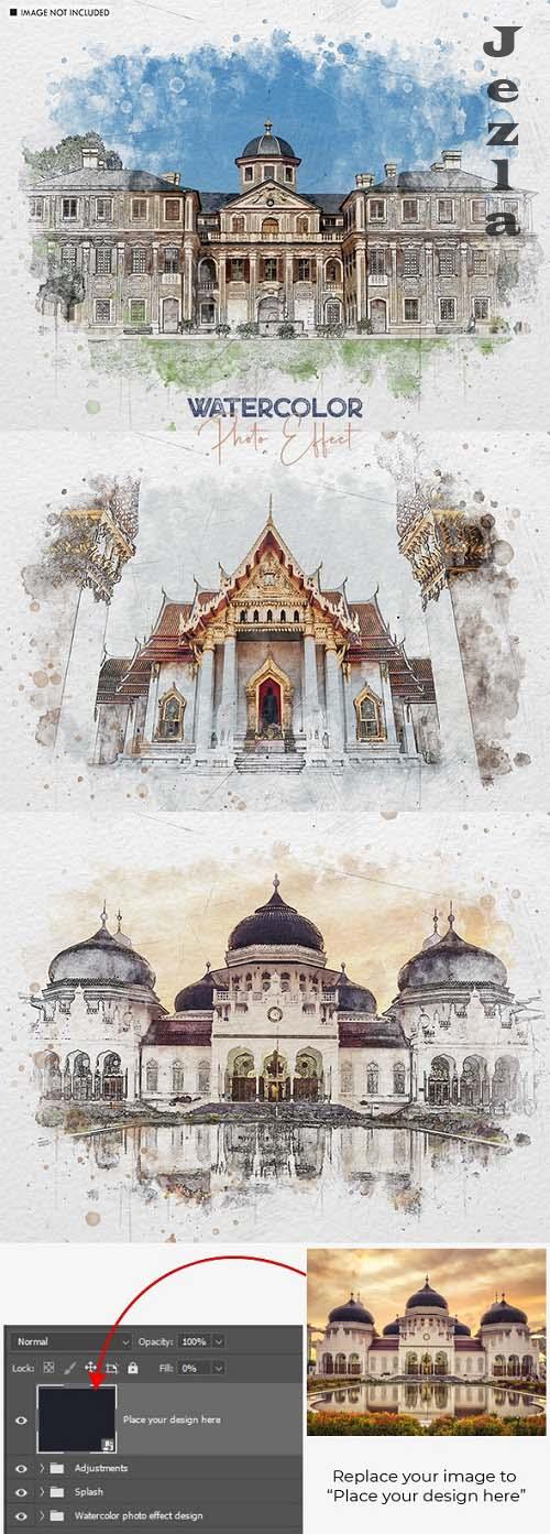 Watercolor Photo Effect - 34961795