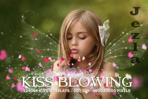 Kiss Blowing Overlays