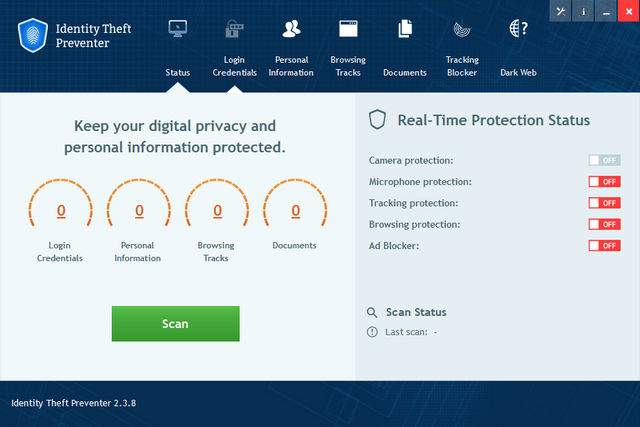 ShieldApps Identity Theft Preventer 2.3.8