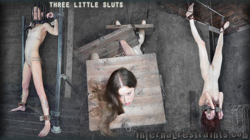 [InfernalRestraints.com] Hailey Young, Alexxa Bound, Holly Wood - Three Little Sluts (2012-06-01) [2012 г., BDSM, Bondage, Clamps, 720p]
