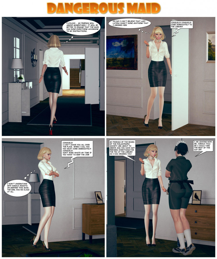 Sergiosig - Dangerous Maid 3D Porn Comic