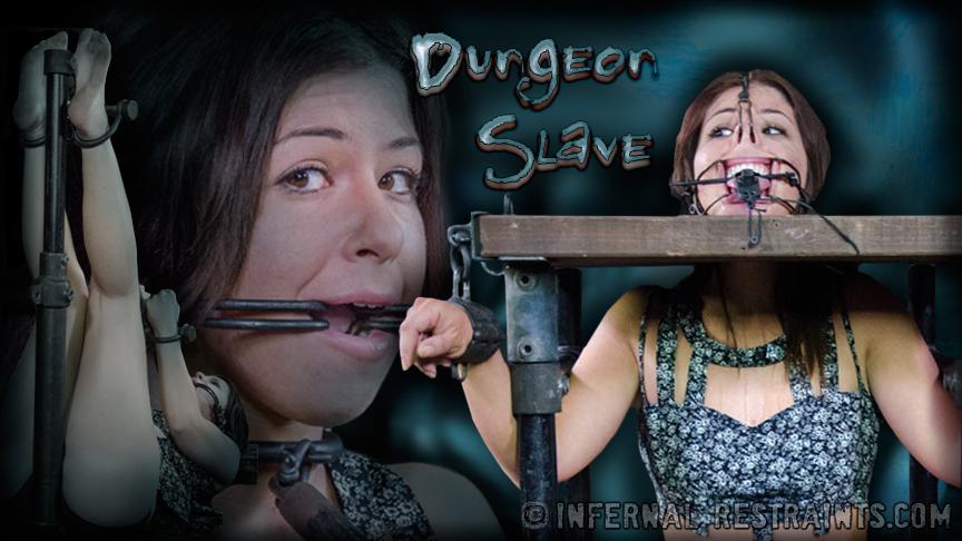 [InfernalRestraints.com] Mia Gold - Dungeon Slave (2014-03-07) [2014 г., BDSM, Mouth Fixation, Shackles , Vibro, 720p]