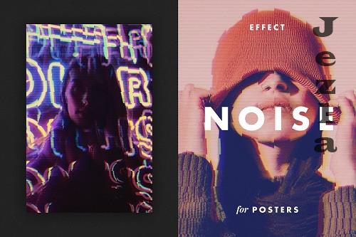 Digital Noise Effect for Posters - 6960526