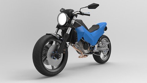 PTC Creo Parametric Full Motorbike Build - Advanced Module