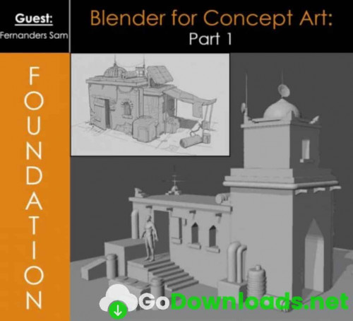 Foundation Patreon - Blender for Concept Art Part 1 & 2 & 3