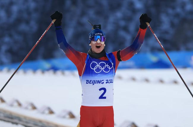 Олимпиада 2022. Норвежец Йоханнес Бё выиграл масс-старт; Пидручный 24-й