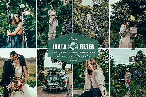Insta Filter Green Photoshop & Lightroom Presets