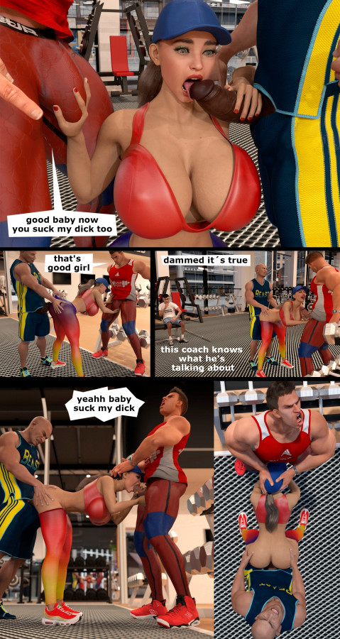 3D Pose - The muscular guy - Work in progress 3D Porn Comic