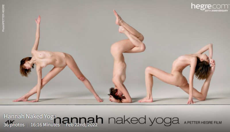[Hegre.com] 2022-02-22 Hannah - Naked Yoga [posing, slim, shaved] [1080p, HDRip]