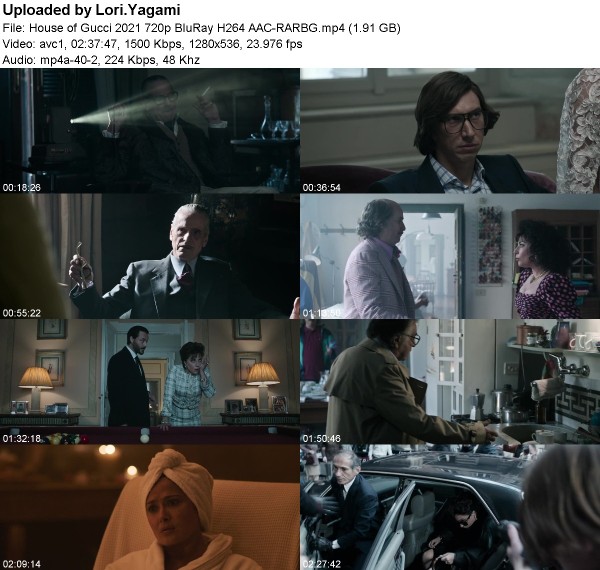 House of Gucci (2021) 720p BluRay H264 AAC-RARBG