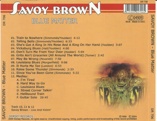 Savoy Brown - Blue Matter (1969) (Expanded Edition, 2004) lossless