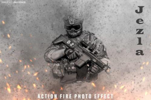 Action Fire Photo Effect 