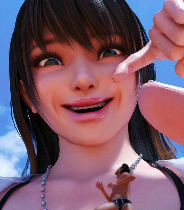 Yasu-Tsuyokute - On the Palm of Giantess 3D Porn Comic