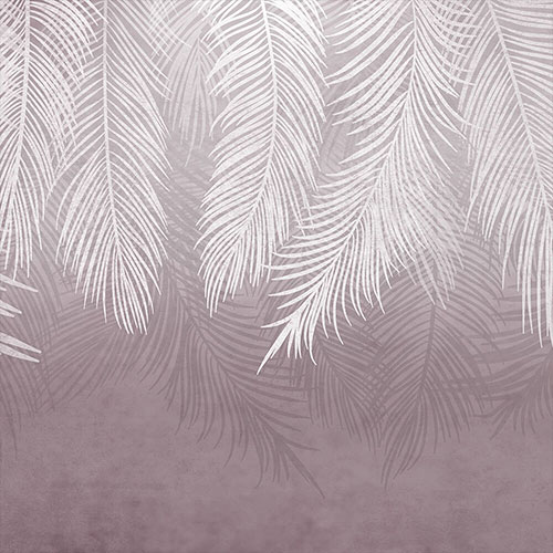 3D texture large leaves on a gentle background