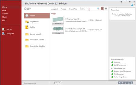 STAAD.Pro CONNECT Edition V22 Update 9 (22.09.00.115)