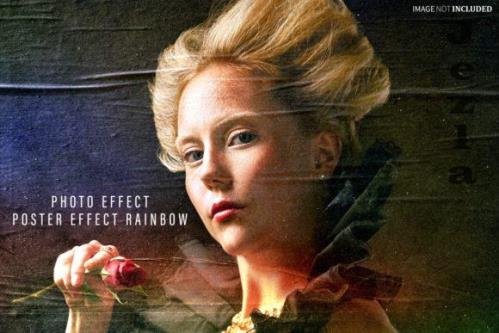 Poster Effect Rainbow Photo Effect