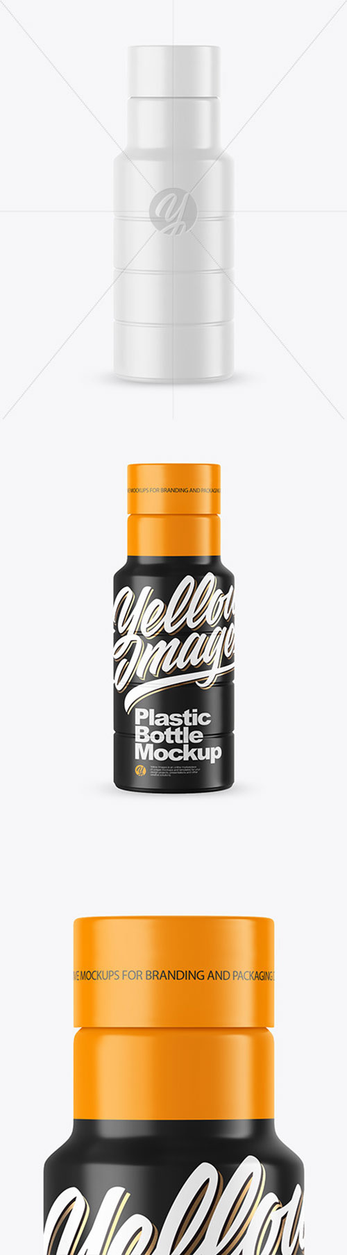 Matte Plastic Bottle Mockup 72610