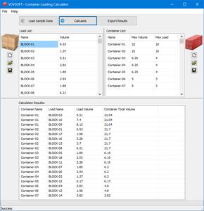 VovSoft Container Loading Calculator 1.2.0.0