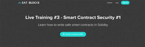 EatTheBlocks - Live Training #3 - Smart Contract Security #1