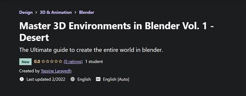 Udemy - Master 3D Environments in Blender Vol 1 Desert