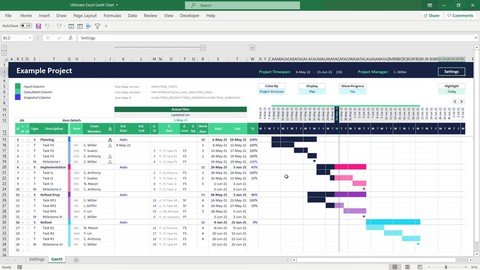 Udemy - The Ultimate Excel Gantt Chart for Project Management