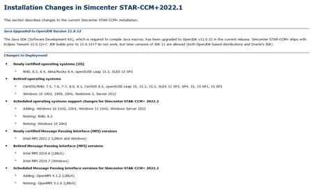 Siemens Star CCM+ 2022.1.0 Build 17.02.007 (R8) 
