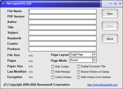 Bureausoft PDF Layout Pro 3.01