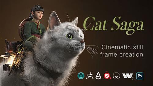 Wingfox - Cat Saga Create Advanced 3D Concept Art Model