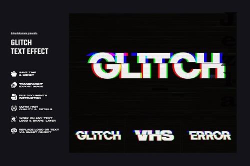 Glitch text effect - NNUDGD8