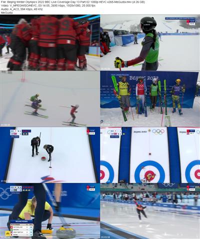 Beijing Winter Olympics 2022 BBC Live Coverage Day 13 Part 02 1080p HEVC x265 