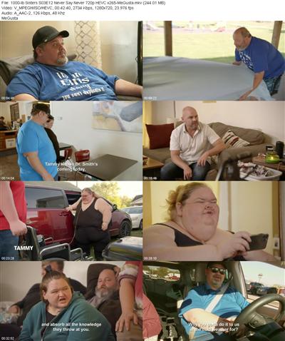 1000 lb Sisters S03E12 Never Say Never 720p HEVC x265 