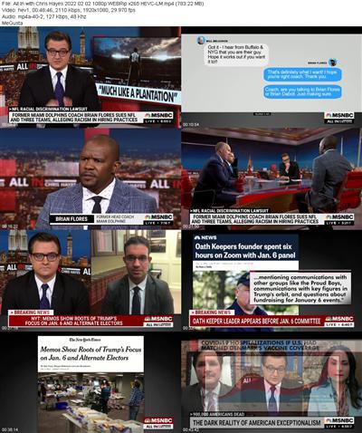 All In with Chris Hayes 2022 02 02 1080p WEBRip x265 HEVC LM